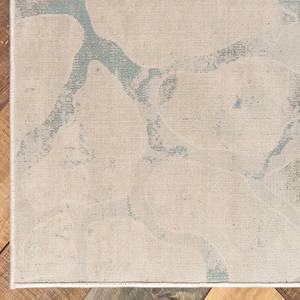 Laagpolig vloerkleed Illusion I polypropeen/katoen - Marineblauw - 150 x 245 cm