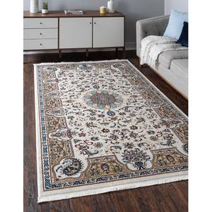 Tapis Almas I Polypropylène / Coton - Crème - 90 x 150 cm