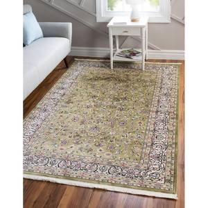 Tapis Almas II Polypropylène / Coton - Vert - 150 x 245 cm