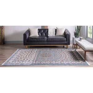 Tapis Almas III Polypropylène / Coton - Bleu - 150 x 245 cm