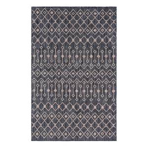 In- & outdoorvloerkleed Crosses III polypropeen - Grijs - 150 x 245 cm