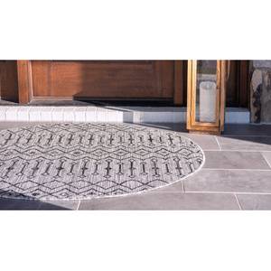 Tapis intérieur / ext. Cloud Crosses VII polypropylène - Gris clair