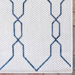 In-/ Outdoorteppich Outdoor Crosses II Polypropylene - Creme - 150 x 245 cm