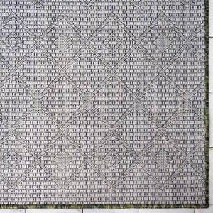 In-/ Outdoorteppich Outdoor Crosses III Polypropylene - Grün - 185 x 275 cm