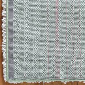 Laagpolig vloerkleed Temara Shag IV polypropeen/jute - Lichtgroen - 150 x 245 cm