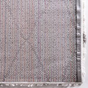 Laagpolig vloerkleed Temara Shag II polypropeen/jute - Crème - 150 x 245 cm