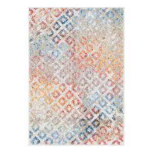 Kurzflorteppich Coloured I Polyester / Jute - Mehrfarbig - 65 x 90 cm
