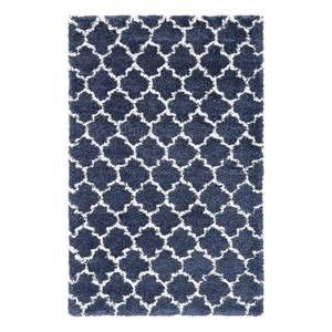 Kurzflorteppich Temara Shag V Polypropylene / Jute - Marineblau - 150 x 245 cm