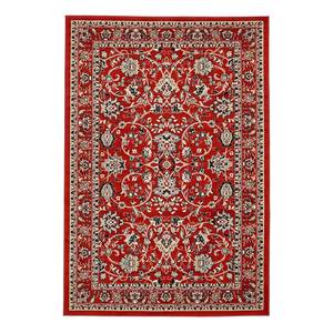 Kurzflorteppich Zarin Hill II Polyester / Jute - Rot - 185 x 275 cm