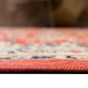 Laagpolig vloerkleed Zarin Hill II polyester/jute - Terracotta - 155 x 245 cm