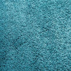 Tapis de couloir Shaggy Shag polypropylène - Turquoise - 75 x 305 cm