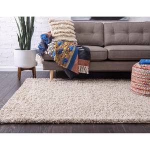 Tapis épais Shaggy Shag I Polypropylène - Beige - 100 x 160 cm