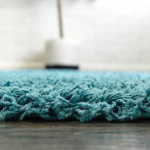 Tapis épais Shaggy Shag I Polypropylène - Turquoise - 150 x 245 cm