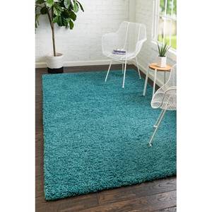 Tapis épais Shaggy Shag I Polypropylène - Turquoise - 150 x 245 cm