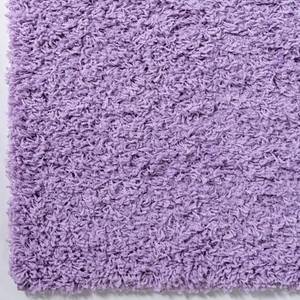 Tapis épais Shaggy Shag I Polypropylène - Lilas - 65 x 90 cm