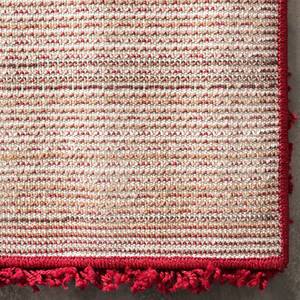 Tapis épais Shaggy Shag I Polypropylène - Rouge cerise - 65 x 90 cm