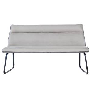 Banc Altoona Tissage à plat / Métal - Gris foncé et gris clair / Noir mat