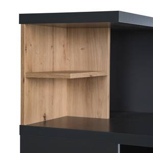 Bureau Merris Eikenhoutlook Artisan/Antracietkleurig