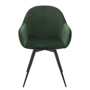 Chaise à accoudoirs Vander Tissu / Métal - Vert olive