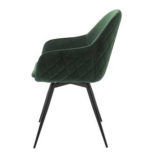 Chaise à accoudoirs Vander Tissu / Métal - Vert olive