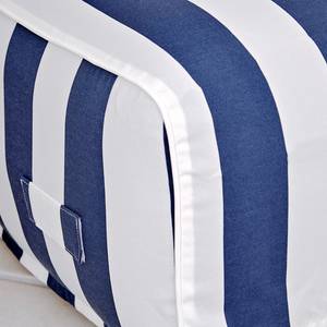 Ligstoel Air Lounge III (opblaasbaar) polyester - blauw/wit