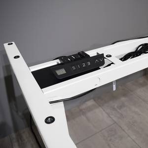 Schreibtischgestell Unieux (Elektrisch höhenverstellbar) - Weiß