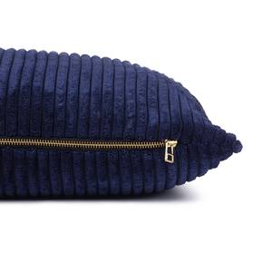 Federa per cuscino Big Corduroy Poliestere - Color blu marino