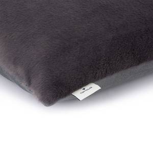 Housse de coussin Natural Fur Polyester - Anthracite