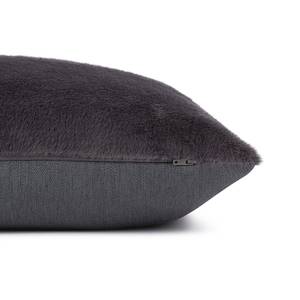 Federa per cuscino Natural Fur Poliestere - Color antracite