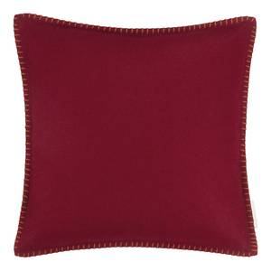 Housse de coussin Feutre Polyester - Rouge