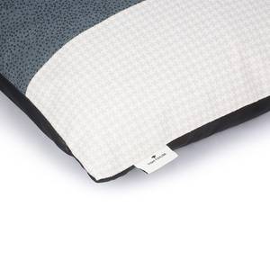 Kussensloop Stripy Glencheck polyester/katoen - Zwart