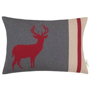 Housse de coussin Renne Coton - Rouge