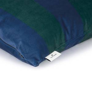 Federa per cuscino Colour Block Poliestere - Blu / Verde