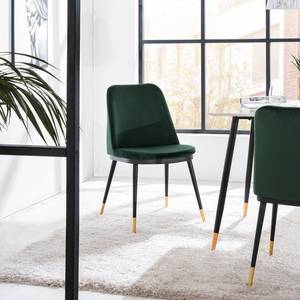 Chaises Siama (lot de 2) Vert foncé