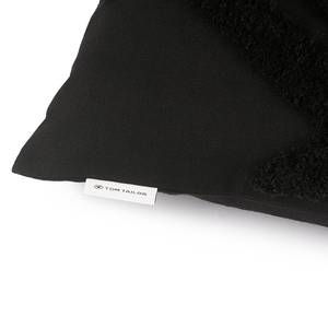 Kissenbezug Fluffy Rhombus Polyester / Baumwolle - Schwarz