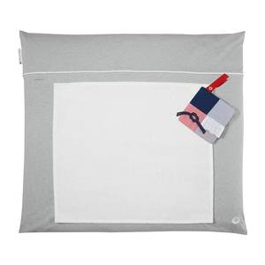 Wickelauflage Jersey I Grau - Textil - 80 x 25 x 70 cm