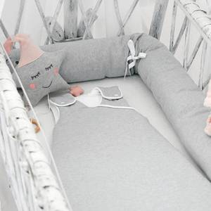 Babyschlafsack Jersey Grau - Textil - 38 x 5 x 60 cm