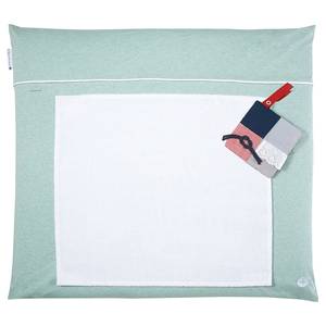 Wickelauflage Jersey I Grün - Textil - 80 x 25 x 70 cm