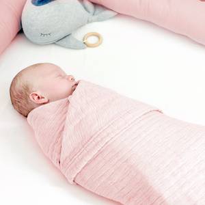 Baby Musselindecke L Nordic Rosa