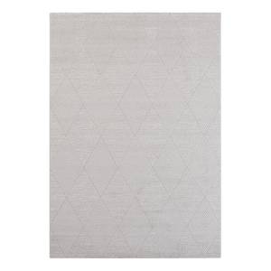 Laagpolig vloerkleed Mont polyester/polypropeen - Heldergrijs - 160 x 230 cm