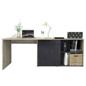 Bureau avec rangements Valley Imitation chêne Sonoma / Anthracite