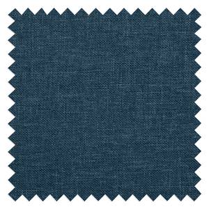 Schlafsofa Muleby (3-Sitzer) Flachgewebe - Webstoff Saba: Marineblau - Mit Schlaffunktion