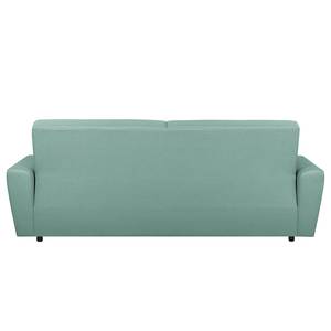 Schlafsofa Muleby (3-Sitzer) Flachgewebe - Webstoff Saba: Babyblau - Mit Schlaffunktion