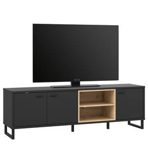 Mobile TV Mazzo Effetto rovere Artisan / Nero