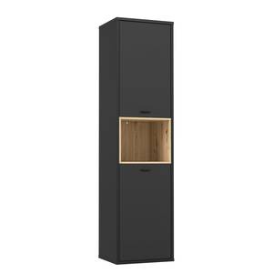 Mobile alto Mazzo Effetto rovere Artisan / Nero