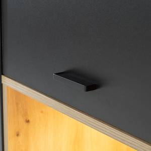 Schrank Mazzo Schwarz / Eiche Artisan Dekor