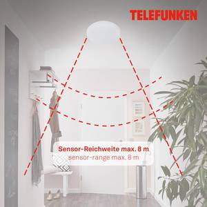 Plafonnier Wolga Polycarbonate / Fer - 1 ampoule