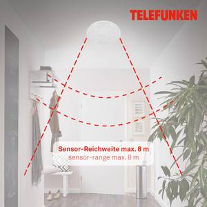 Plafonnier Petschora I Polycarbonate / Fer - 1 ampoule