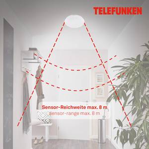 Plafondlamp Rewna polycarbonaat/ijzer - 1 lichtbron