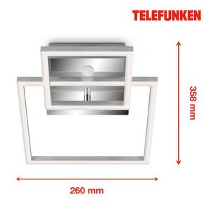 Deckenleuchte Frame II Polycarbonat / Eisen - 1-flammig